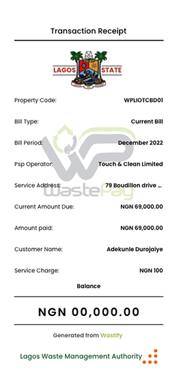 Transaction Receipt